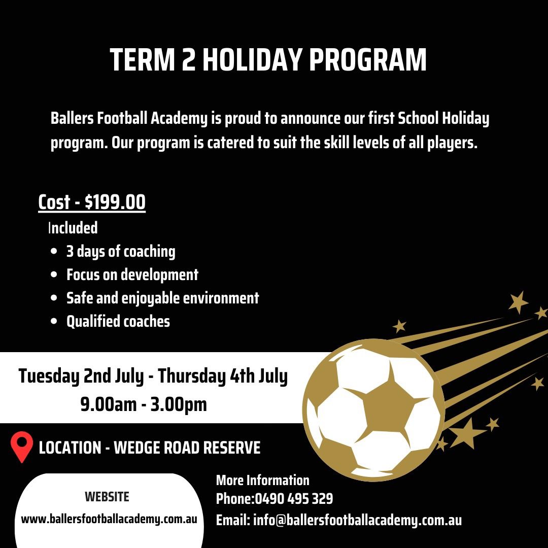 Ballers School Holiday Program