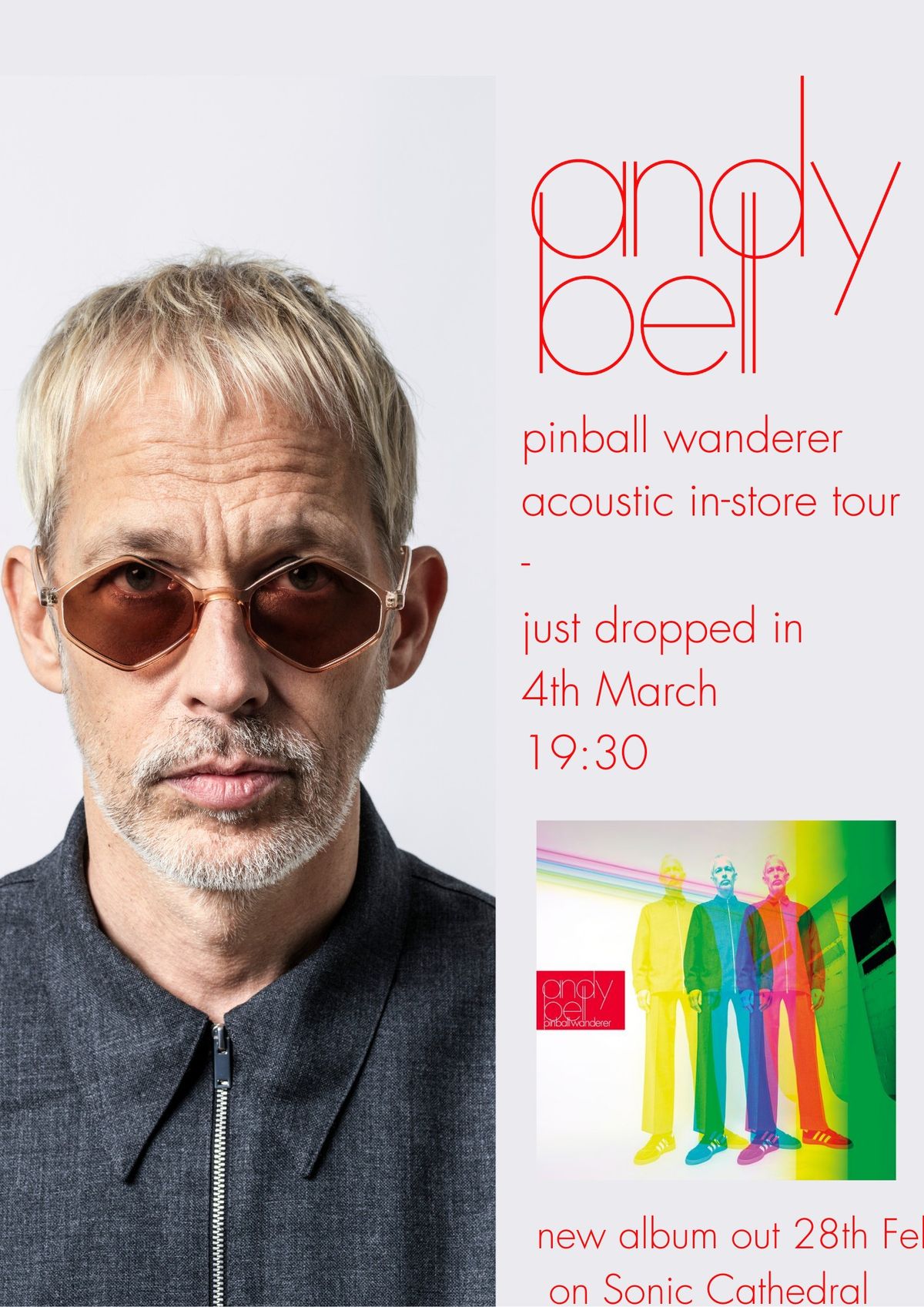 Andy Bell Acoustic Gig : Album Launch 