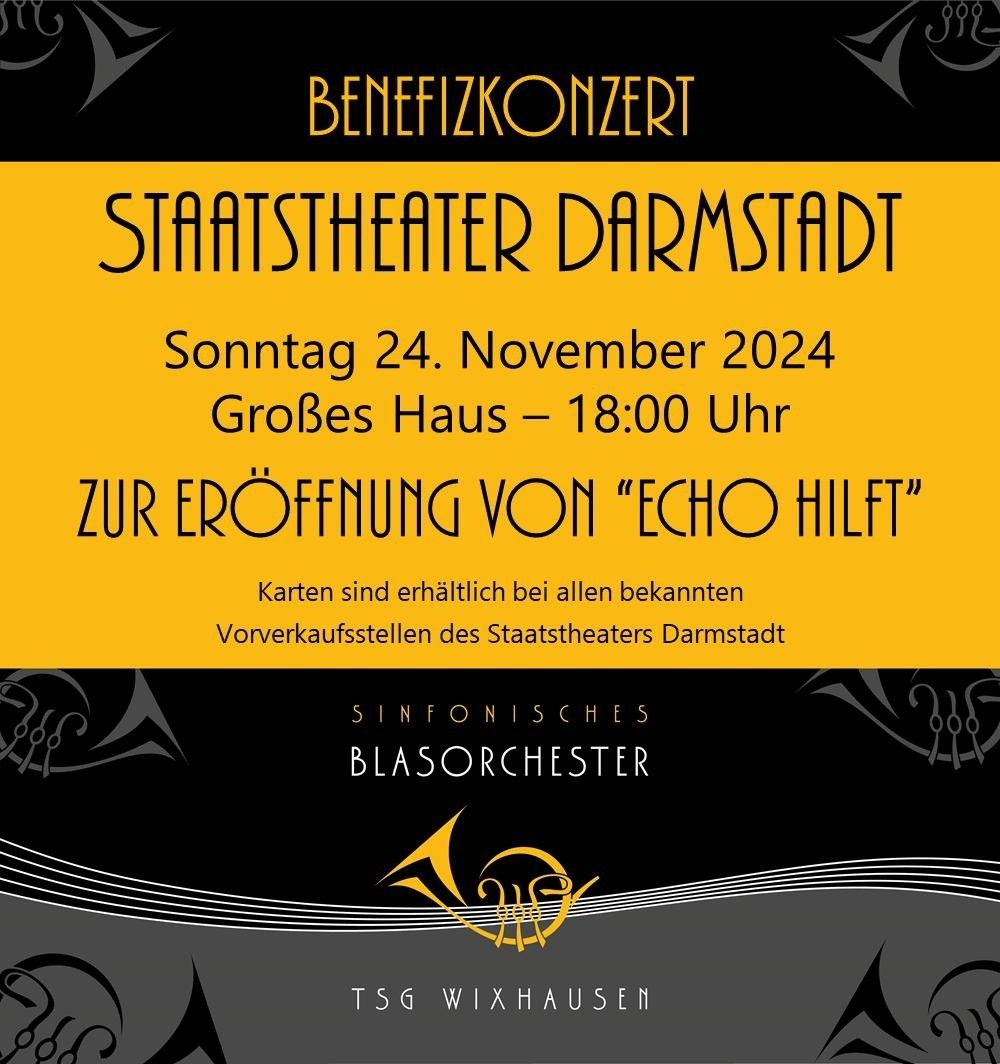 Benefizkonzert "Echo hilft" - Sinfonisches Blasorchester TSG Wixhausen