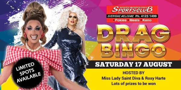 Drag Queen Bingo - Maryborough Sports Club