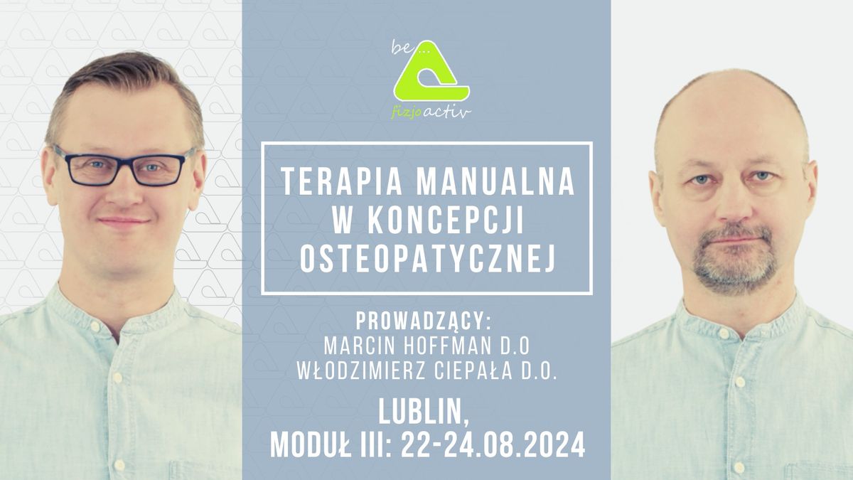 Terapia Manualna w koncepcji osteopatycznej - modu\u0142 2