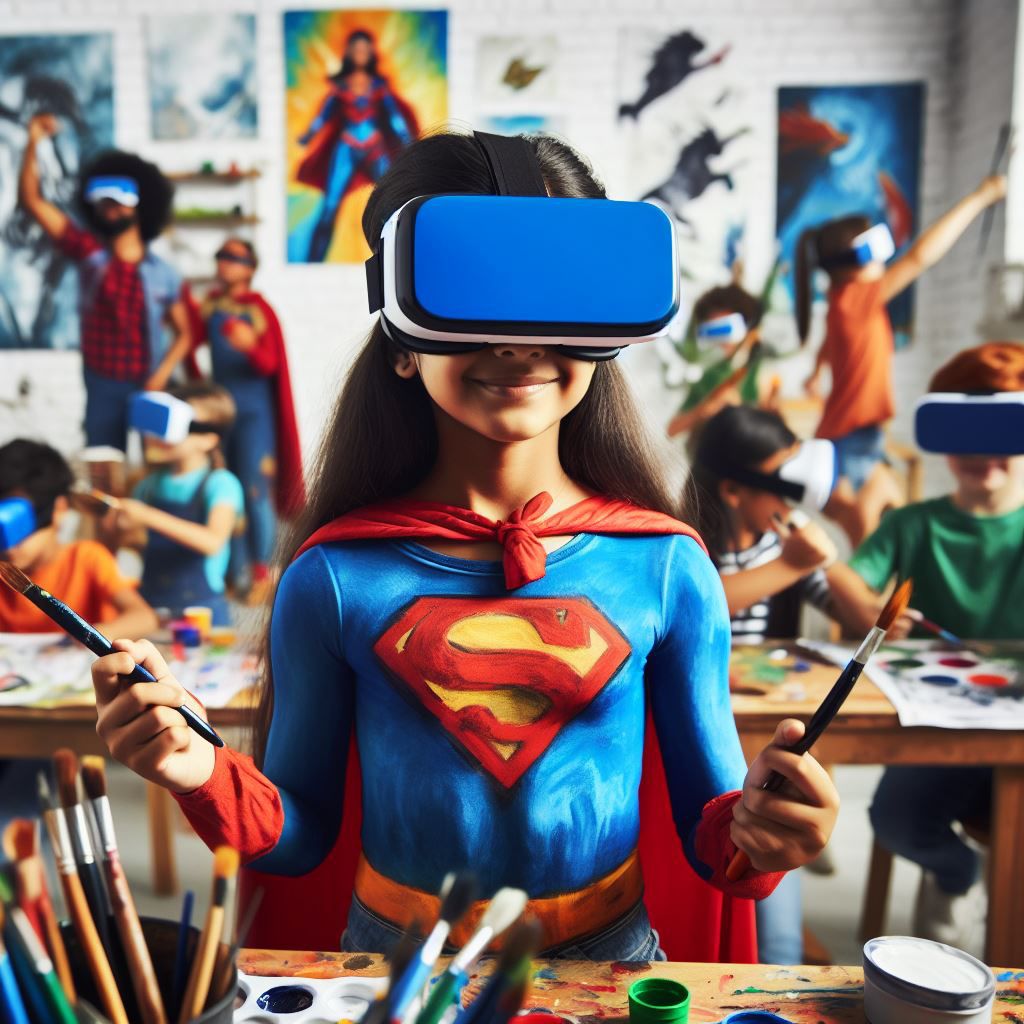 A Wonderful Virtual Superhero World