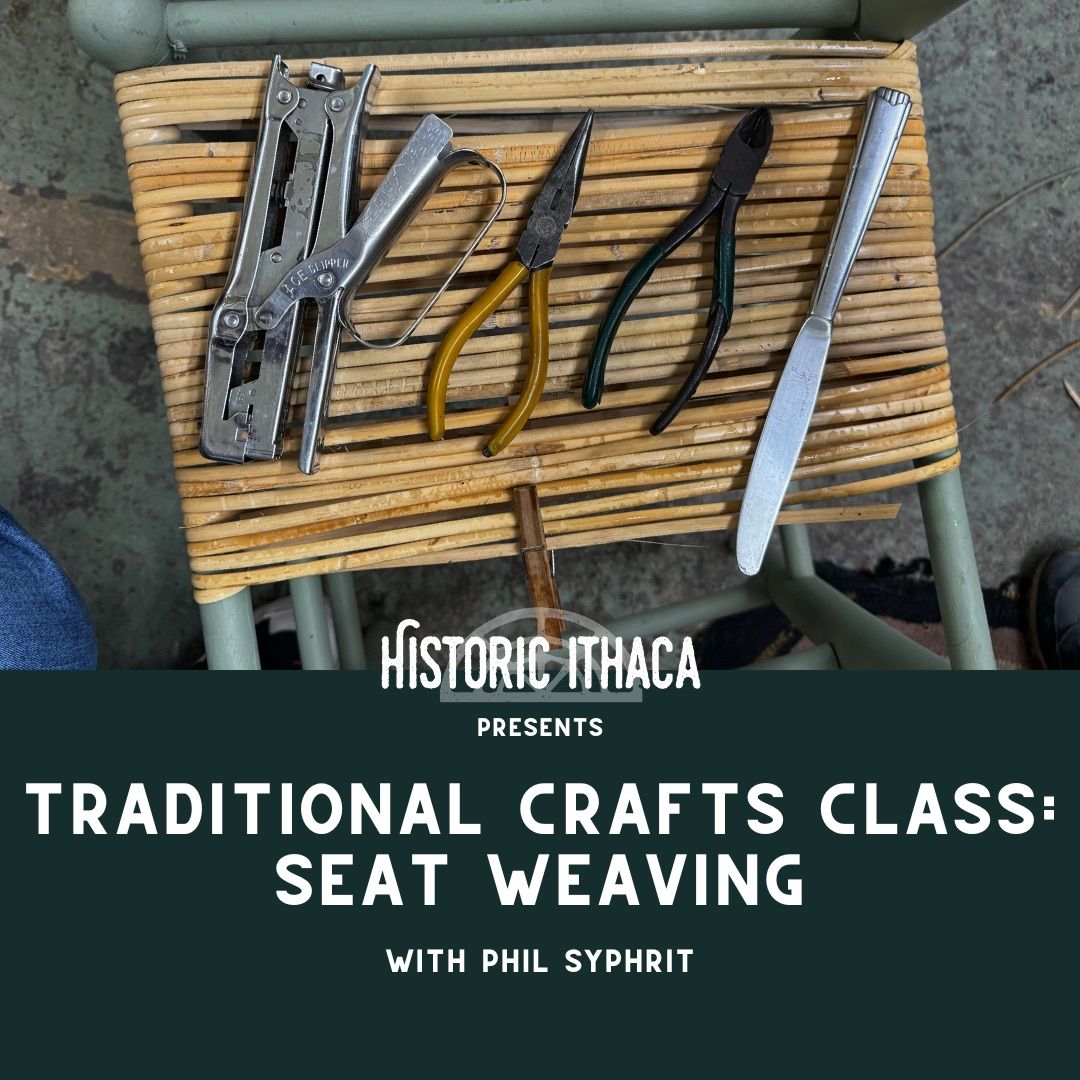 Traditional Crafts Class: Seat Weaving with Phil Syphrit 