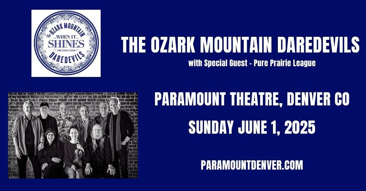 The Ozark Mountain Daredevils with Special Guest Pure Prairie League