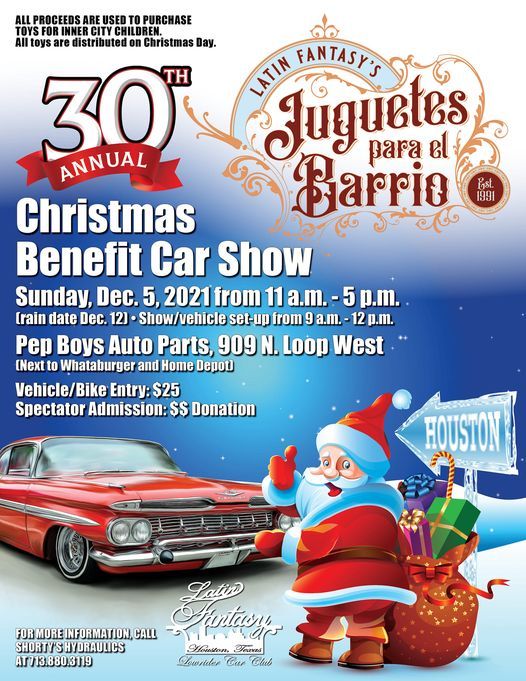 30th Annual Juguetes Para El Barrio benefit carshow