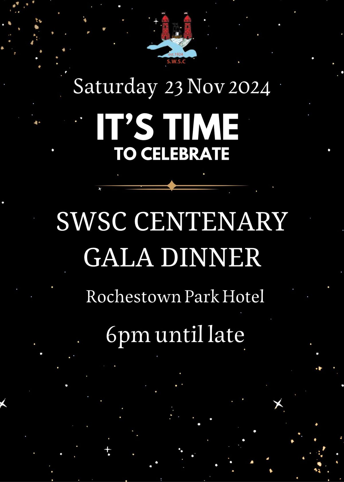 Sunday Well Swimming Club Centenary Gala Dinner