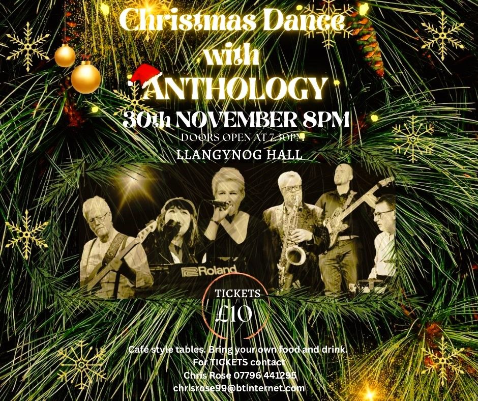 Anthology Christmas Dance at Llangynog Village Hall, Carmarthen