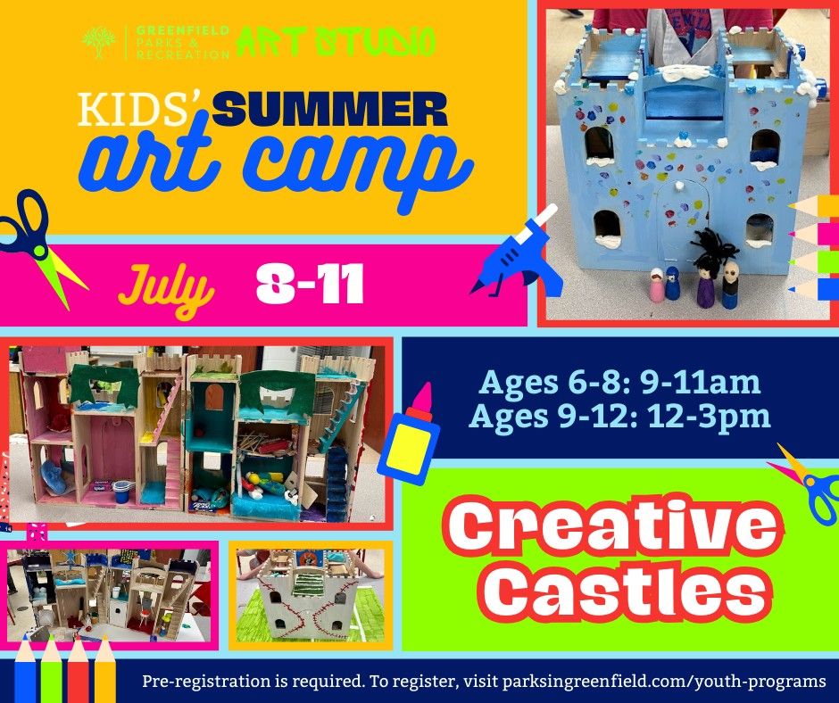 Kids' Summer Art Camp: Creative Castles Ages 6-8