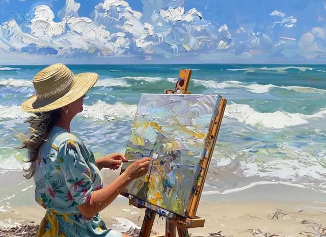 Talk Art! - August - Paulo Jimenez - Tide & Light: Mastering Beach Plein Air