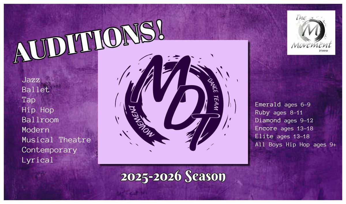 Season '25-'26 Movement Dance Team Auditions