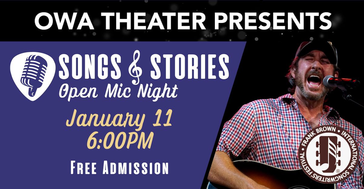 Songs & Stories: Open Mic Night