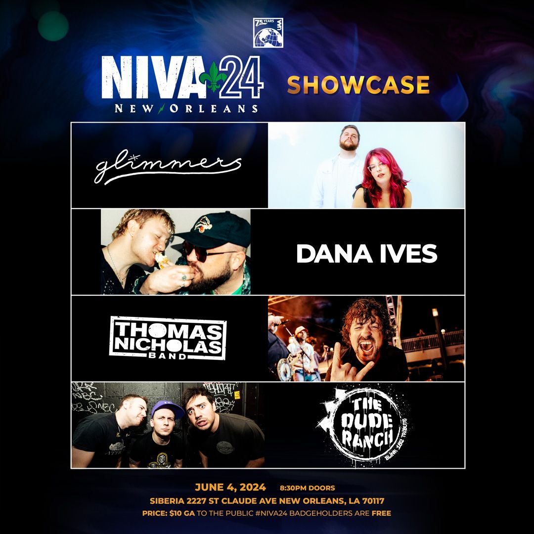 NIVA '24 Showcase ft. glimmers, Dana Ives, Thomas Nicholas Band, & The Dude Ranch