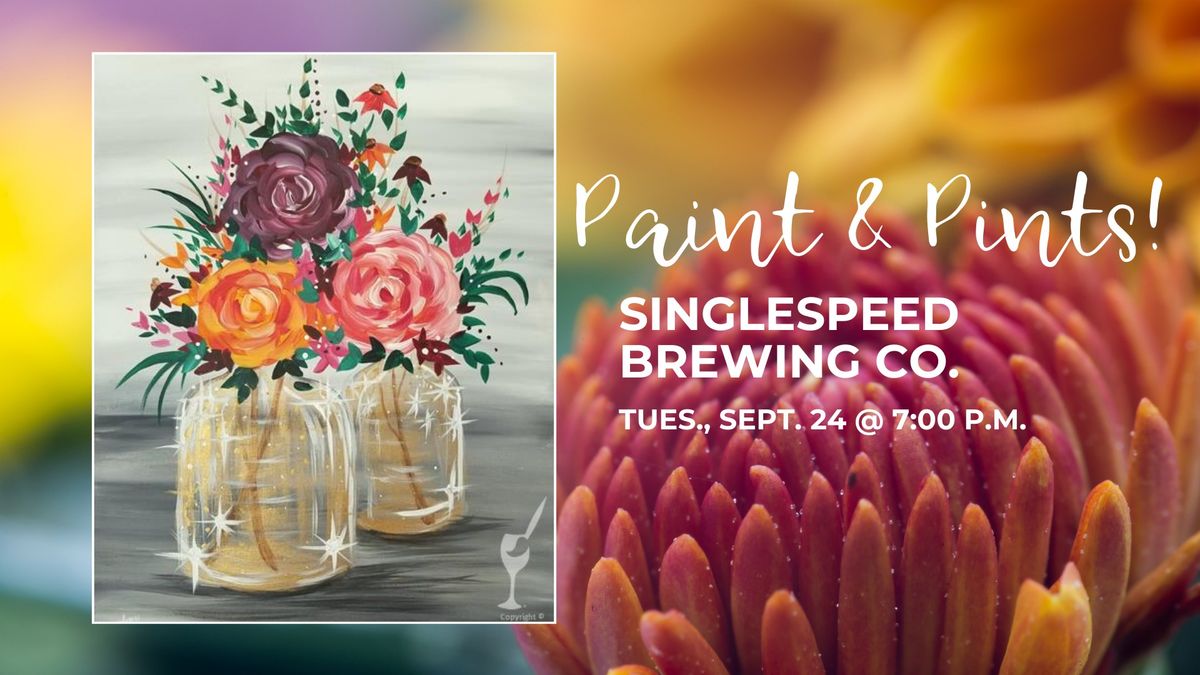 Paint & Pints at SingleSpeed Brewing in Des Moines!