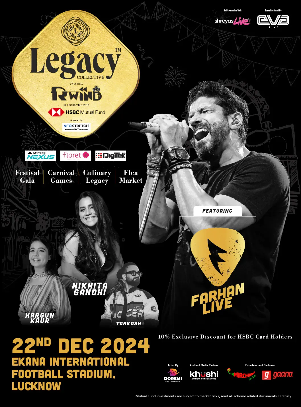 Legacy Rewind Ft Farhan Akhtar Live Best seller Lucknow