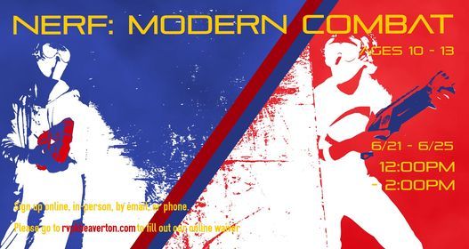 NERF: Modern Combat Camp (Ages 10-13)