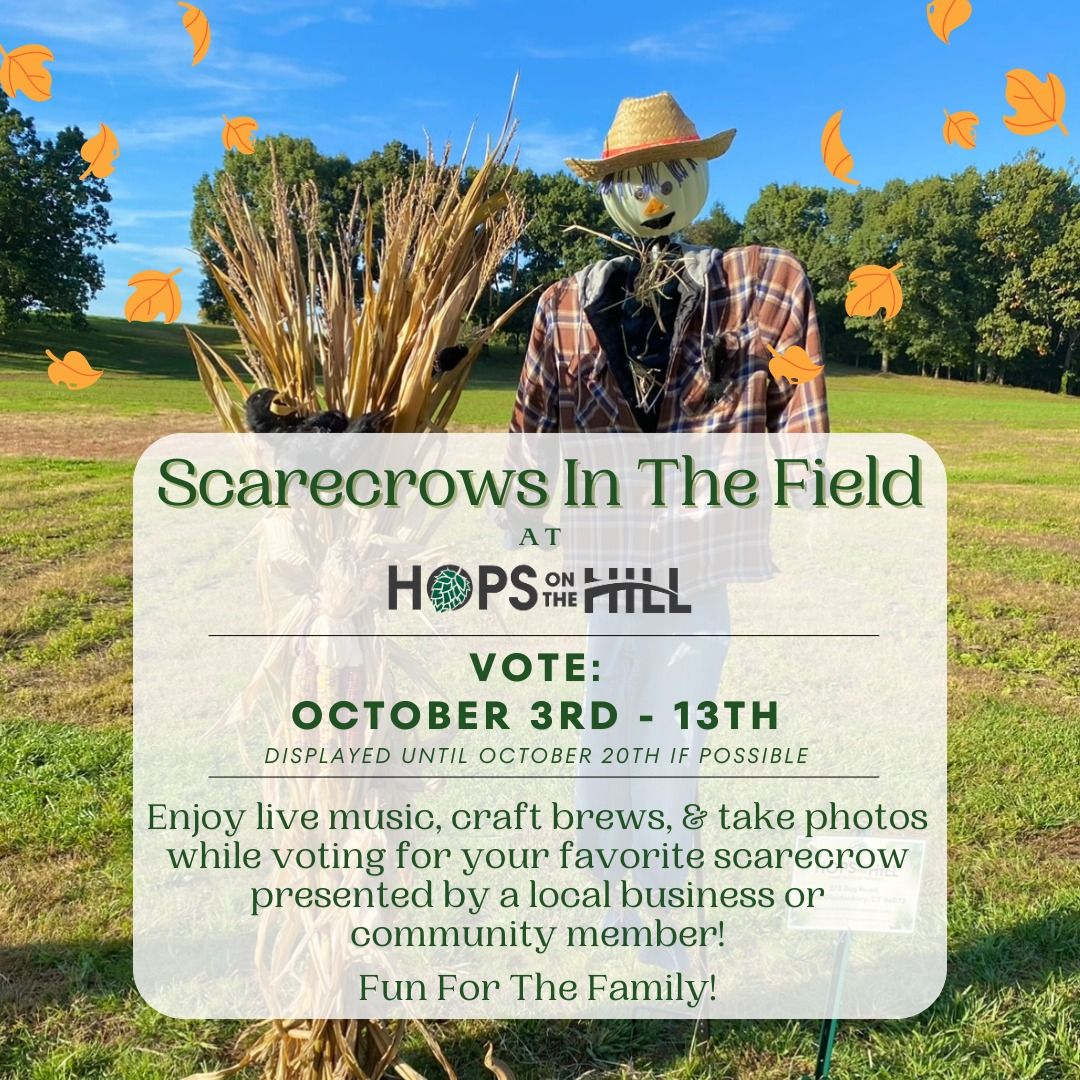 Scarecrows in the Field at Hops on the Hill