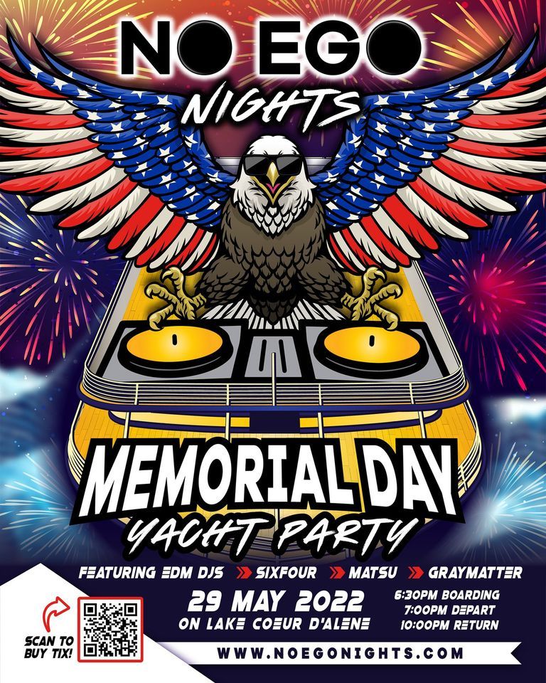 Memorial Day Yacht Party!, Lake Coeur d'Alene Cruises, 29 May 2022