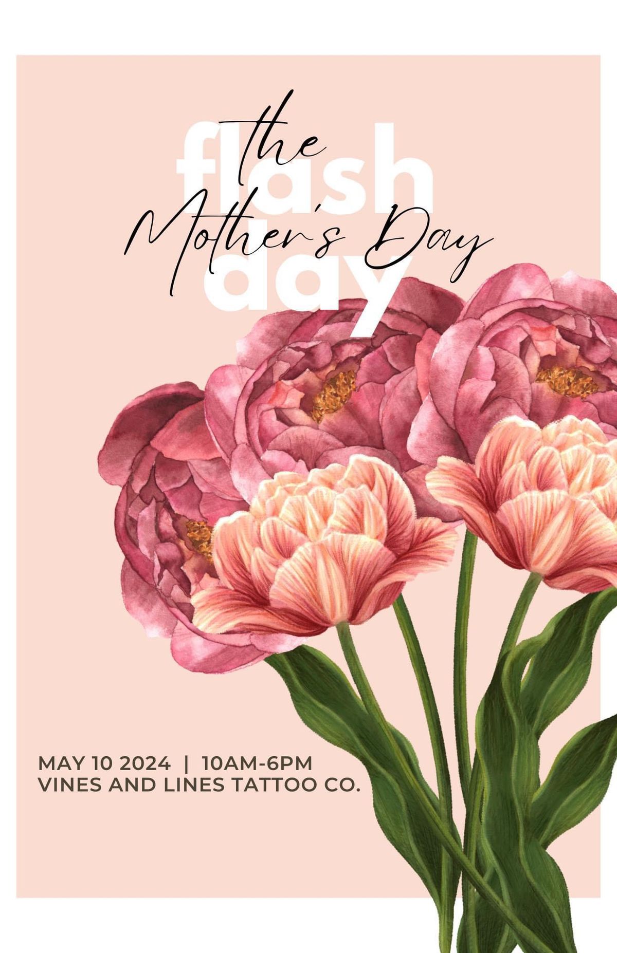 The Mother\u2019s Day Flash Day at Vines & Lines Tattoo Co.