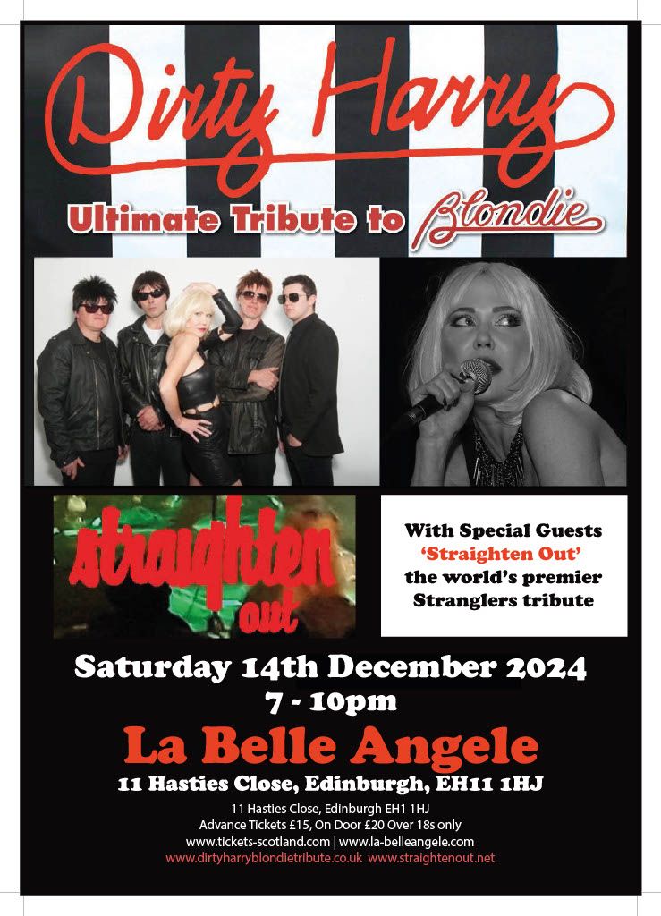 Dirty Harry Ultimate Tribute To Blondie with special guests Straighten Out! 