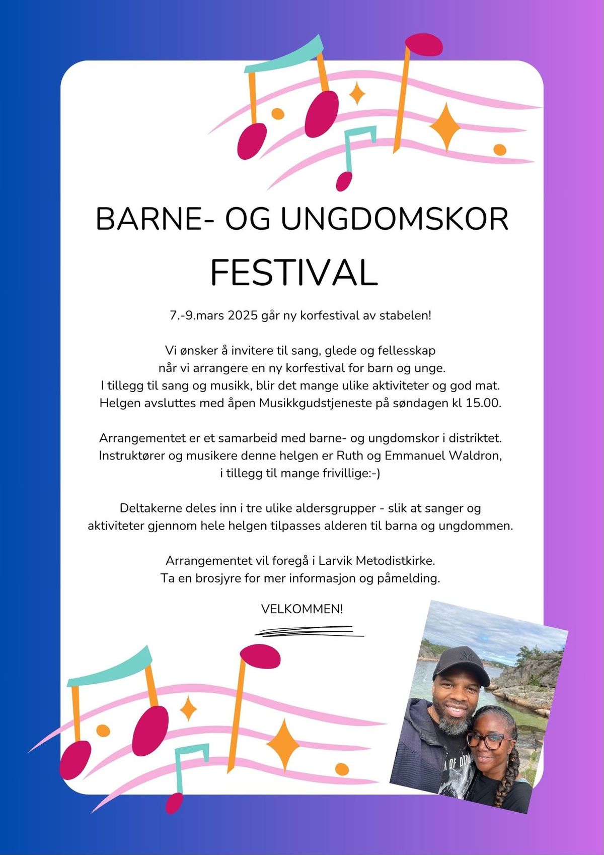 Barne- og ungdomskorFESTIVAL\ud83c\udfb6