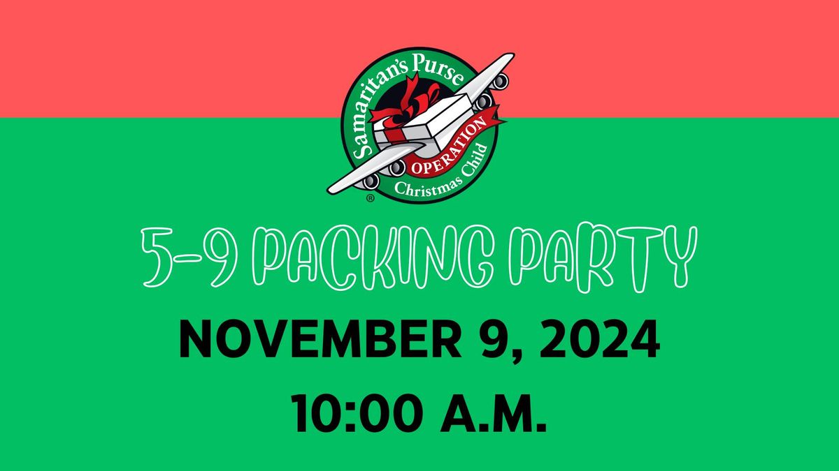 5-9 OCC Packing Party 2024