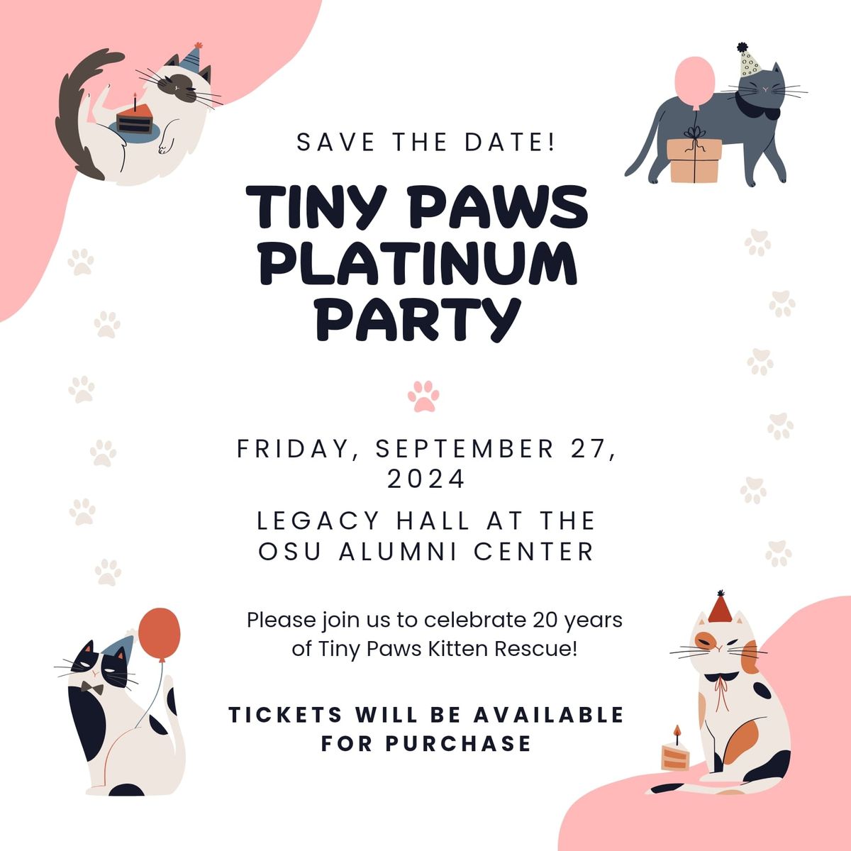 Tiny Paws Platinum Party 