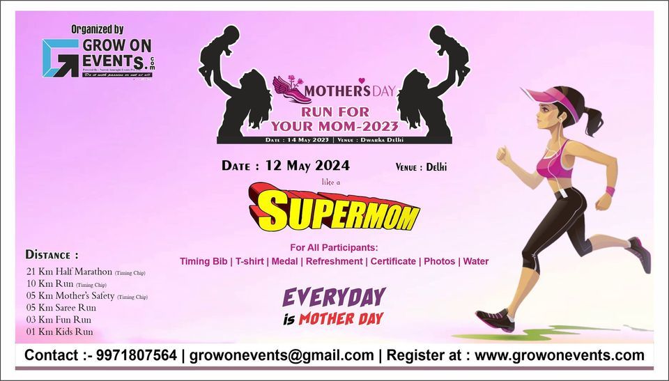MOTHERS DAY RUN - RUN FOR YOUR MOM-2024 (4TH EDITION)