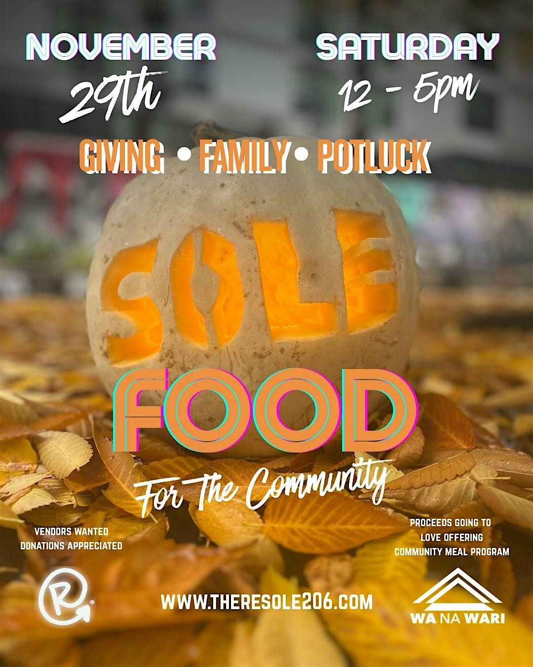 SOLE FOOD: For The Community