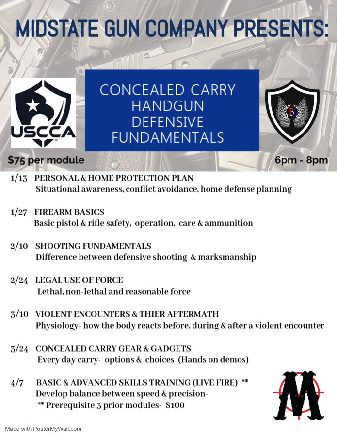 Concealed Carry Handgun Defense Fundamentals