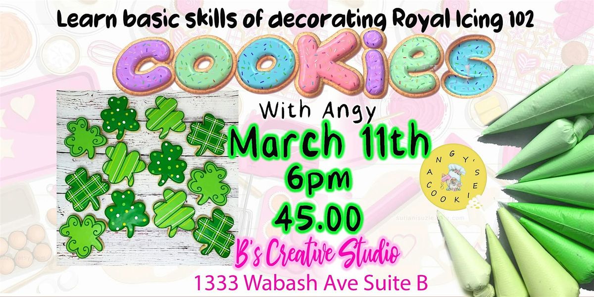 Learn the basics of decorating with Royal Icing  With Angy