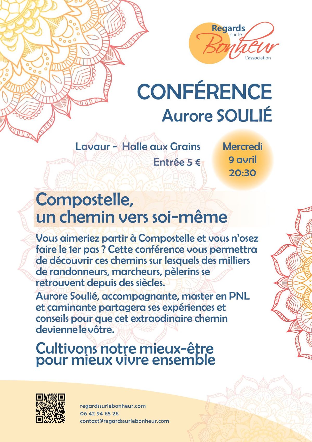 Conf\u00e9rence "Compostelle, un chemin vers soi-m\u00eame"