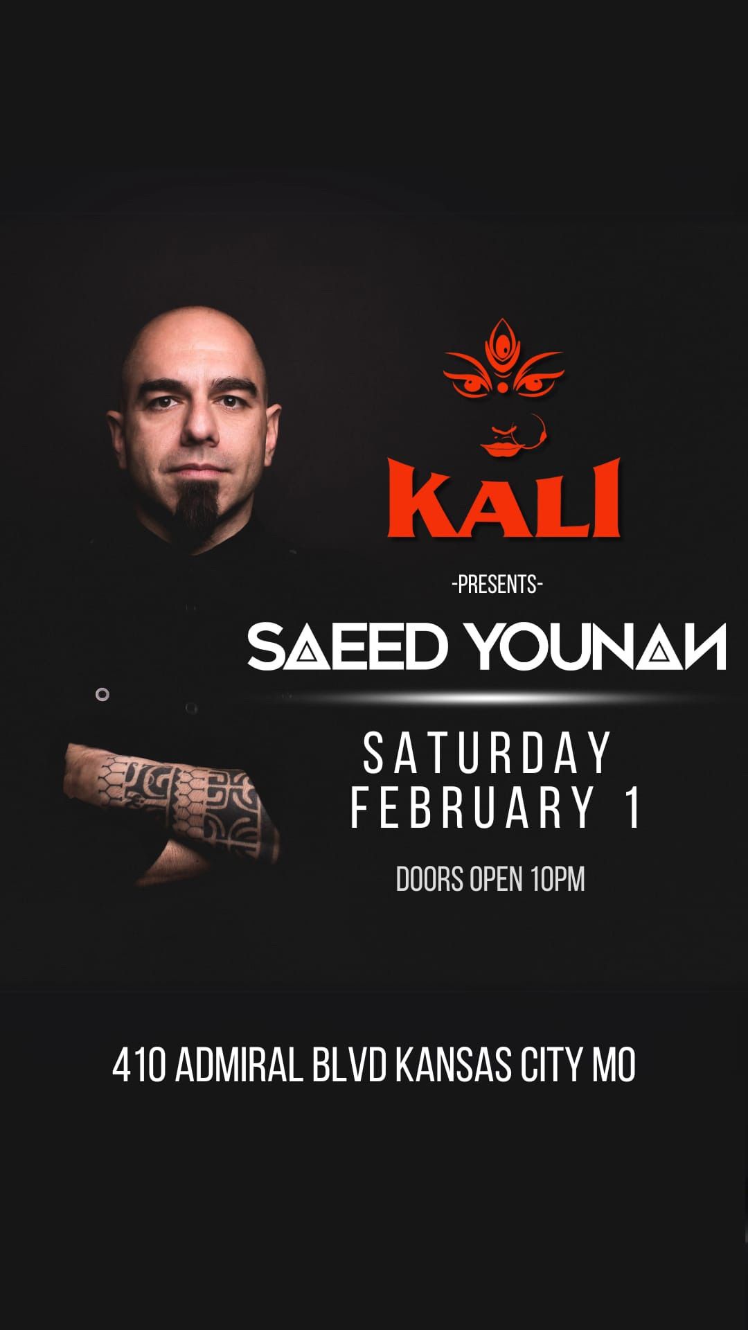 Kali Sound Room Presents : Saeed Younan