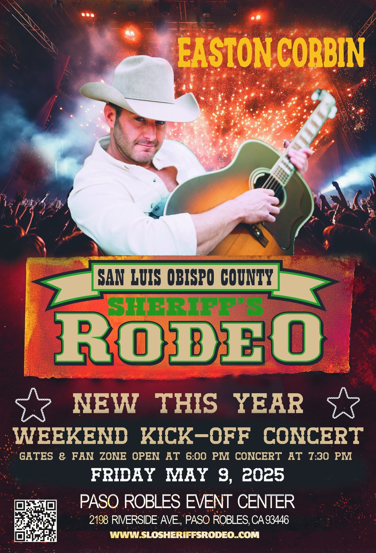 SLO Sheriff's Rodeo Kickoff Concert Featuring Easton Corbin 