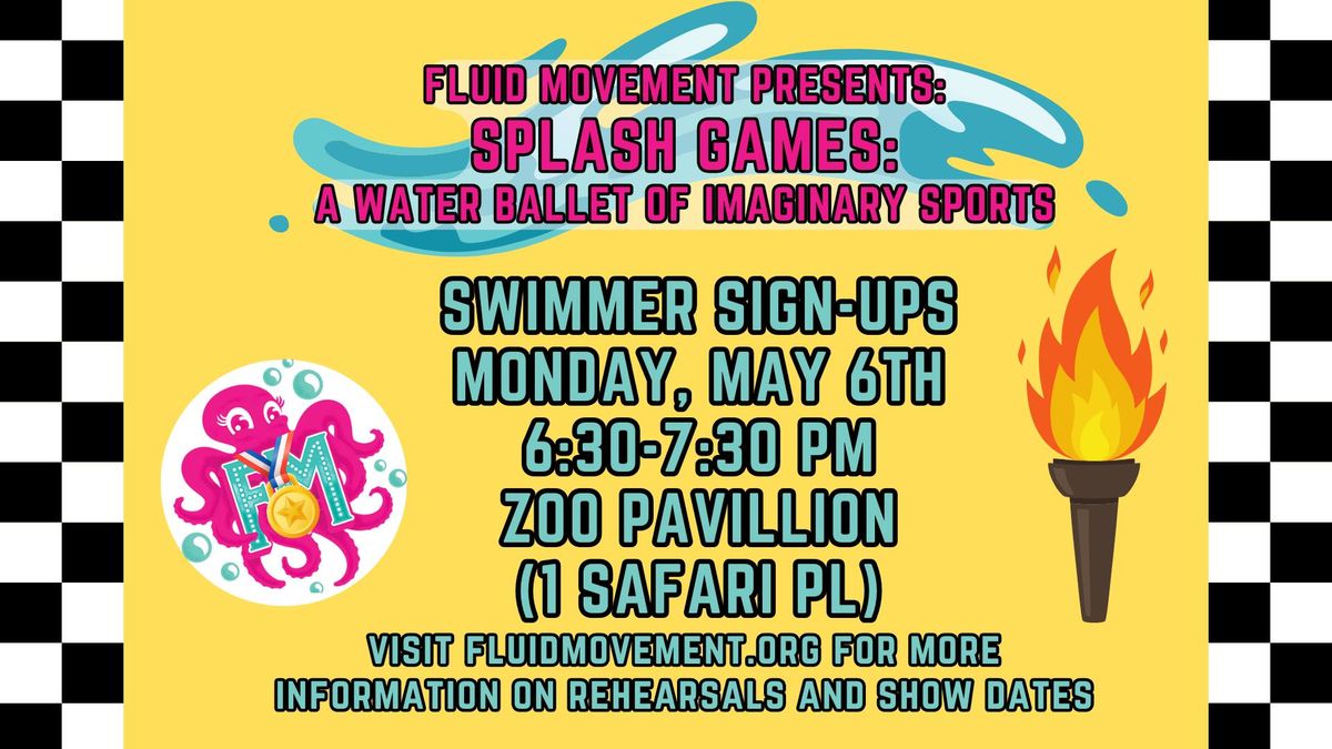 Splash Game Water Ballet Sign-ups