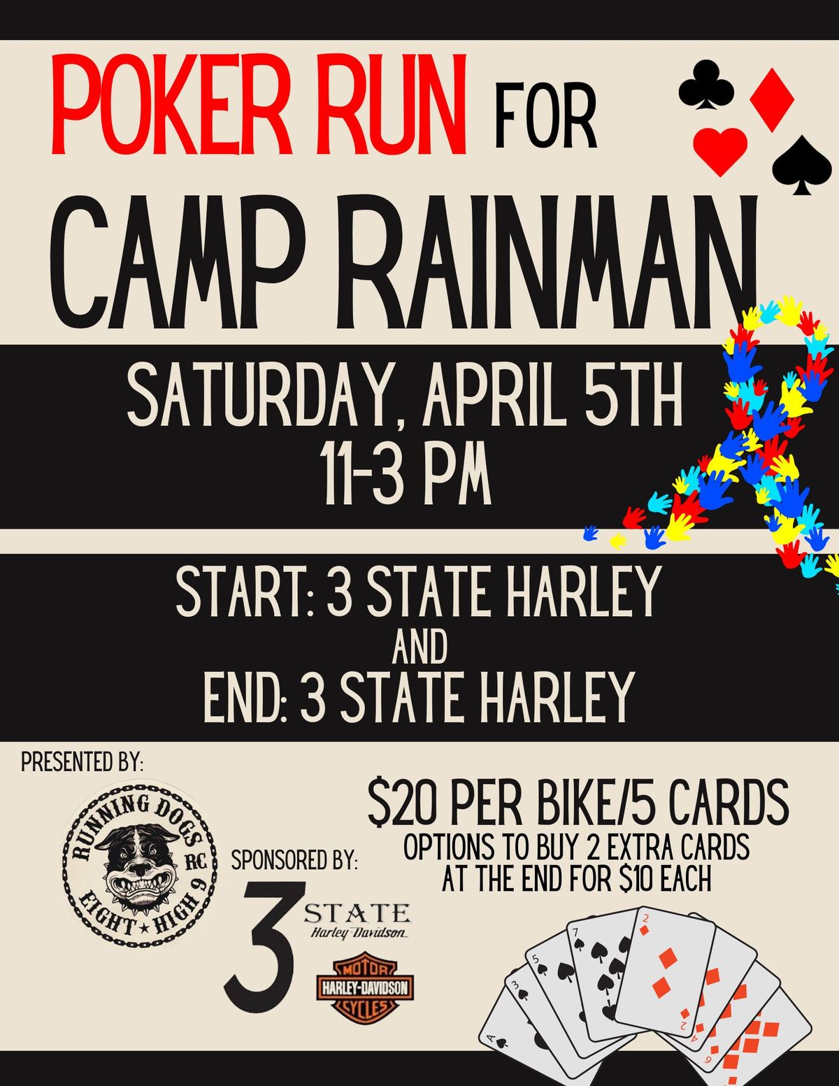 Poker Run for Camp Rainman