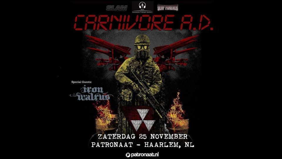 Carnivore A.D. + Iron Walrus | Patronaat Haarlem
