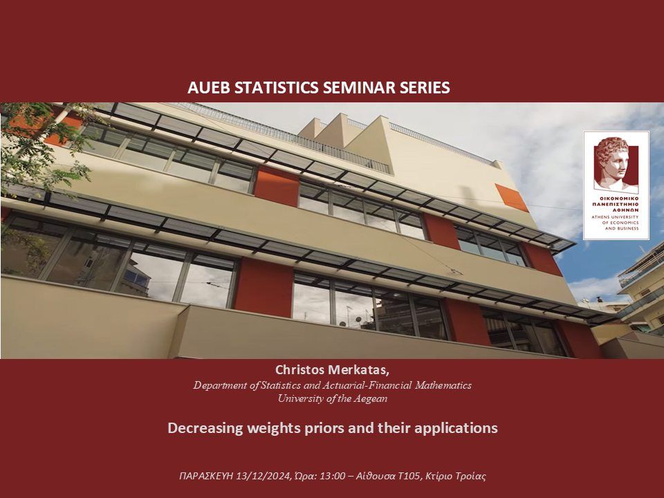 AUEB Stats Seminar by Christos Merkatas