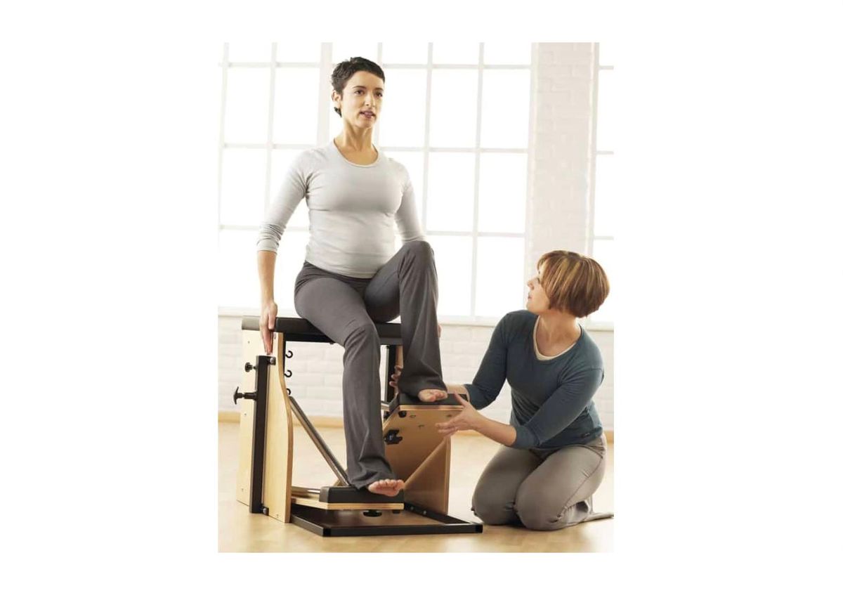 STOTT PILATES\u00ae Prenatal Pilates on the Split-Pedal Stability Chair\u2122