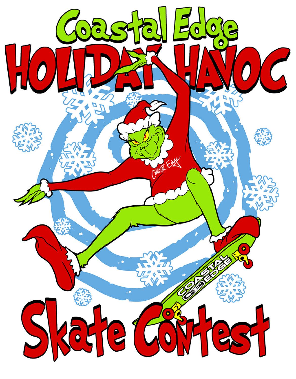 The 5th Annual Coastal Edge Holiday Havoc Skate Contest