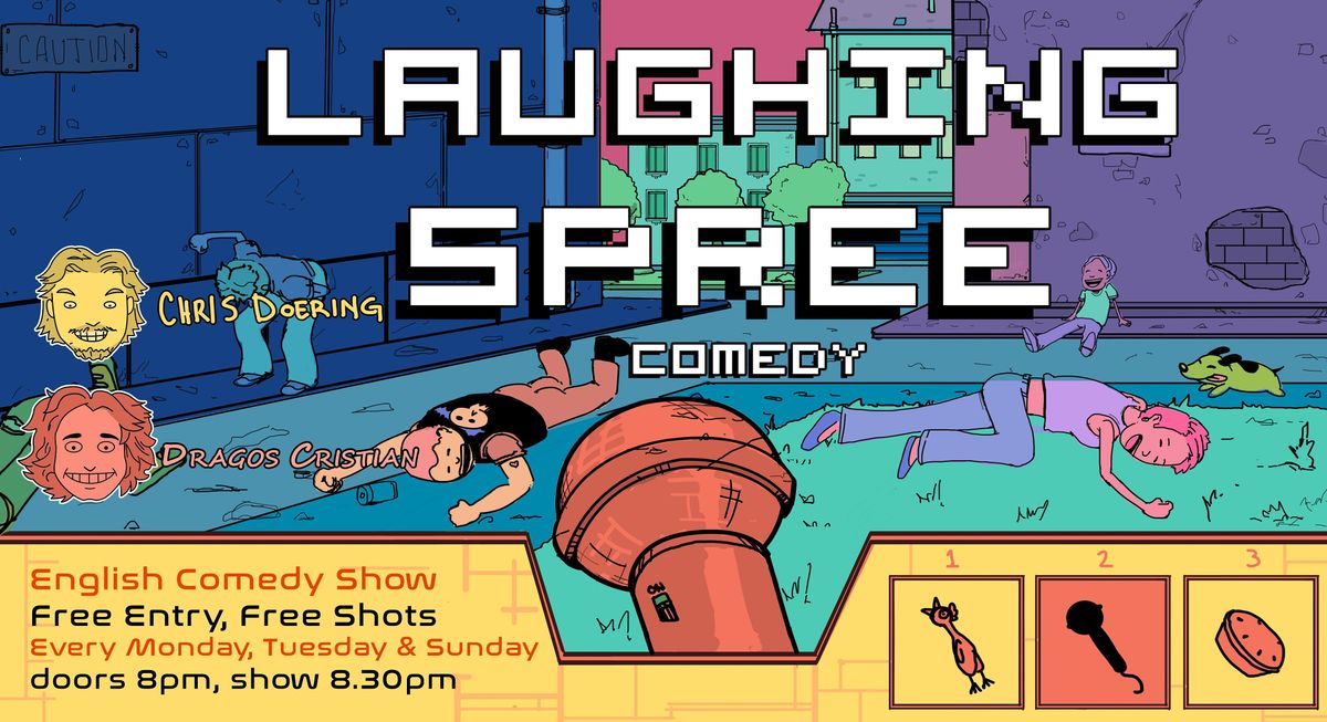 Laughing Spree: English Comedy on a BOAT (FREE SHOTS) 21.09.