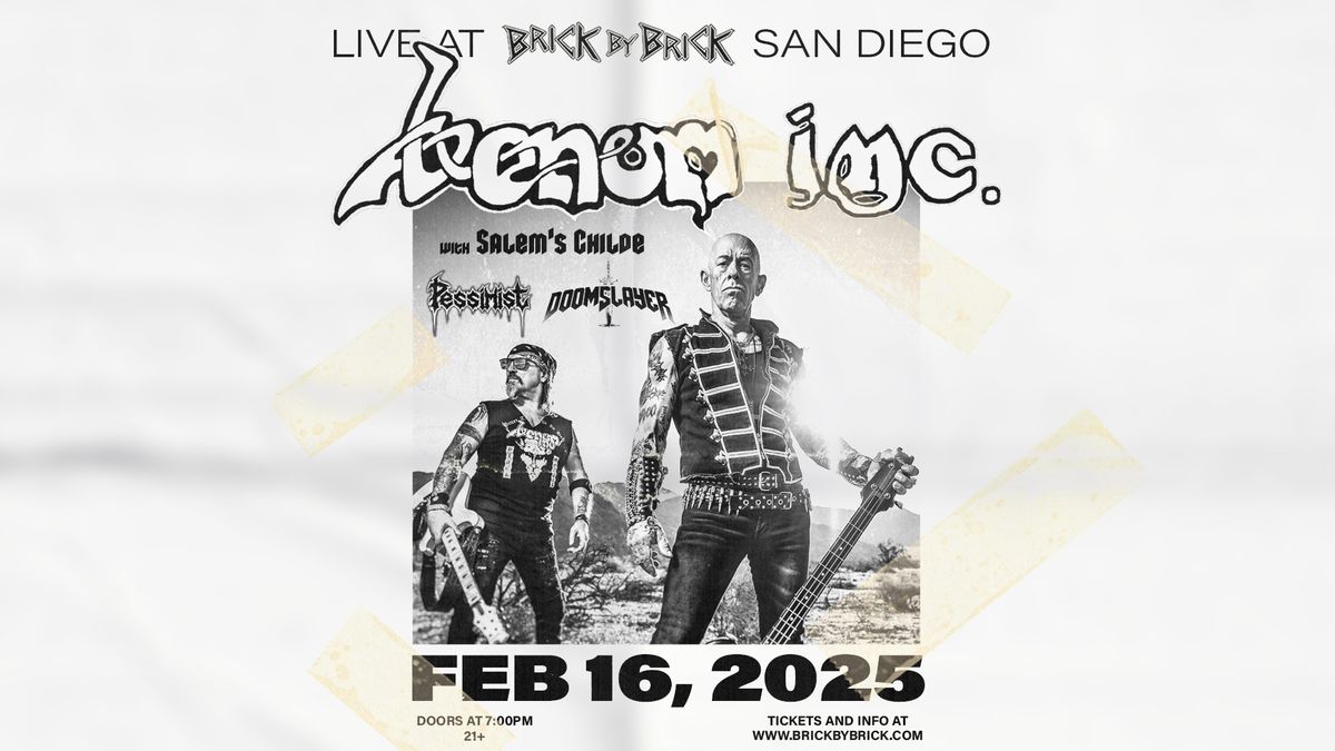 Venom Inc. with special guests at Brick by Brick