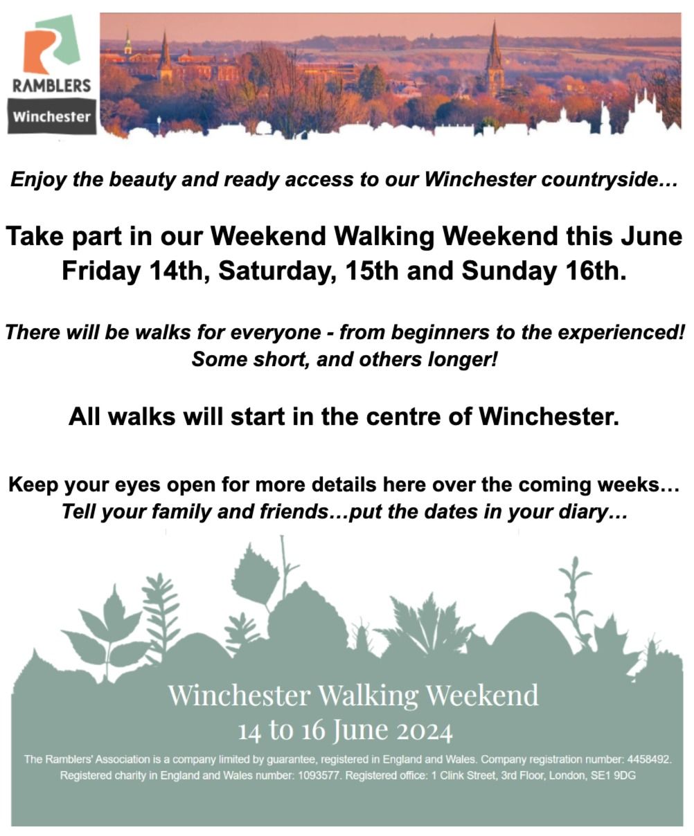Winchester Walking Weekend 2024