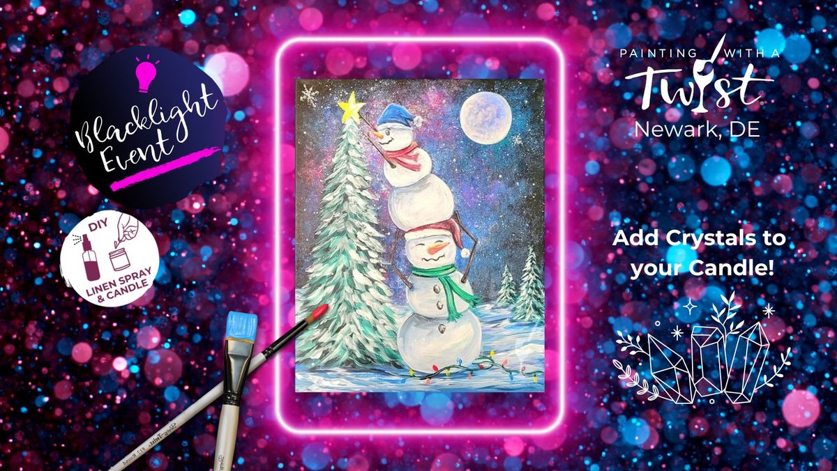 Paint & Sip: Galactic Snowman