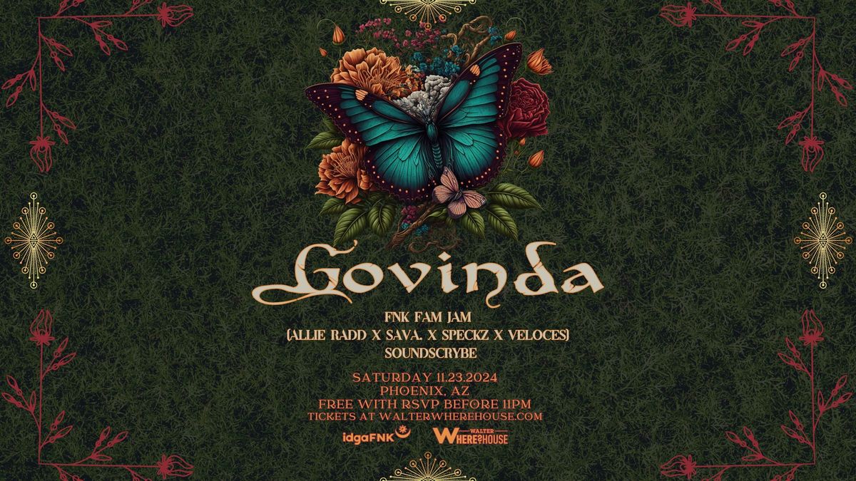 idgaFNK Fam Jam w Govinda & friends, Free before 11pm w RSVP