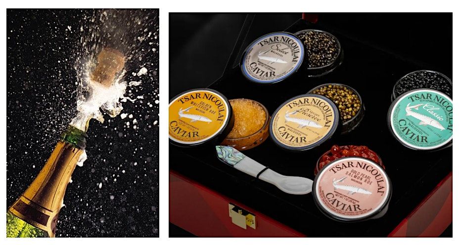 Bubbles and Caviar!  An intimate tasting with the Winemaker