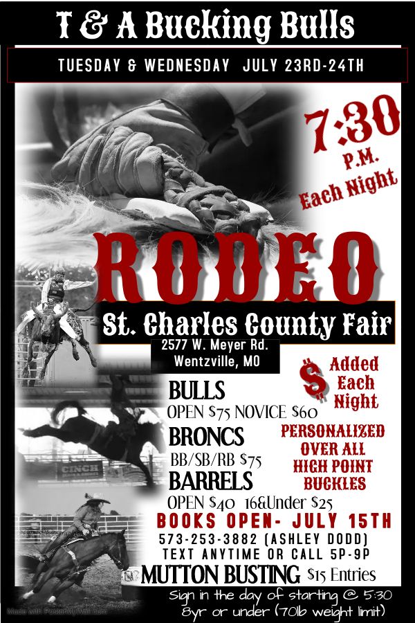 St. Charles County Fair Rodeo (Night1)