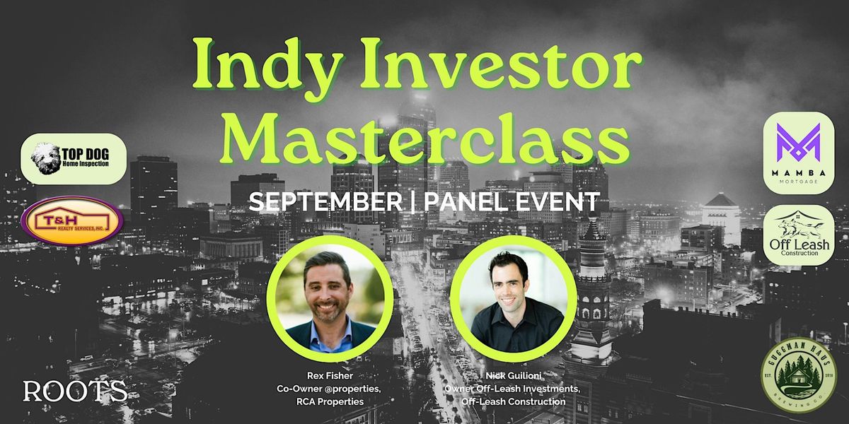 September Indy Investor Masterclass