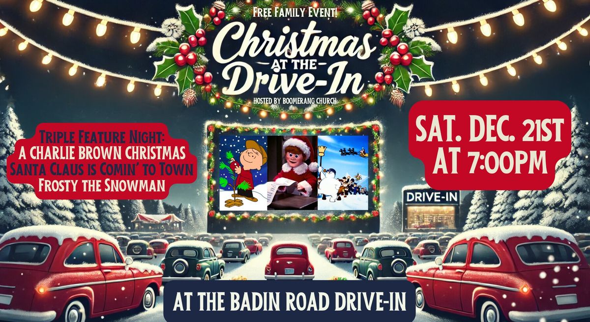 \ud83c\udf84\ud83d\ude97 Christmas Classics Triple-Feature | Christmas at the Drive-in