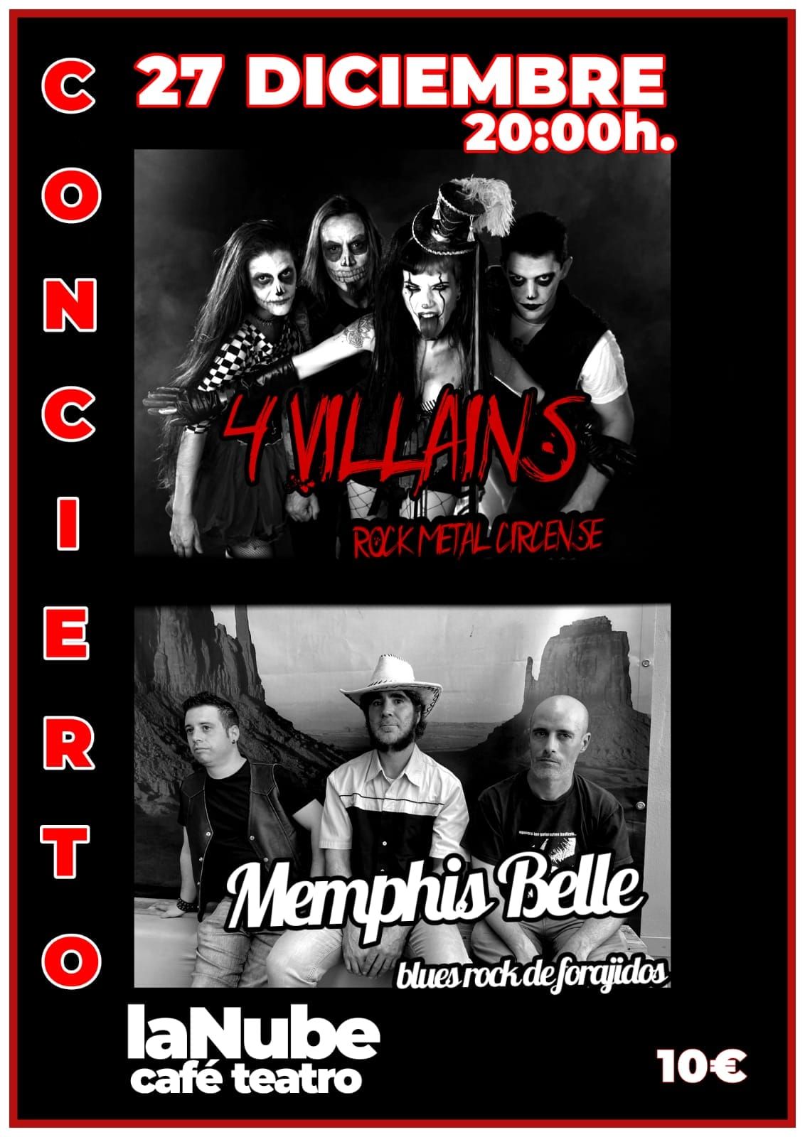 4 Villains + Memphis Belle 