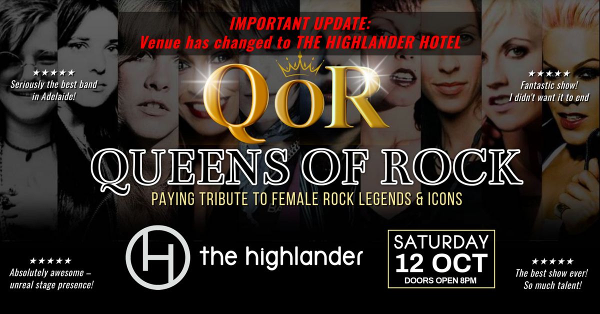 QUEENS OF ROCK at the HIGHLANDER HOTEL